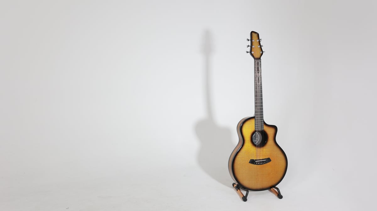 Real carbon fiber guitar 38/41    PLUS X1-GOLDEN