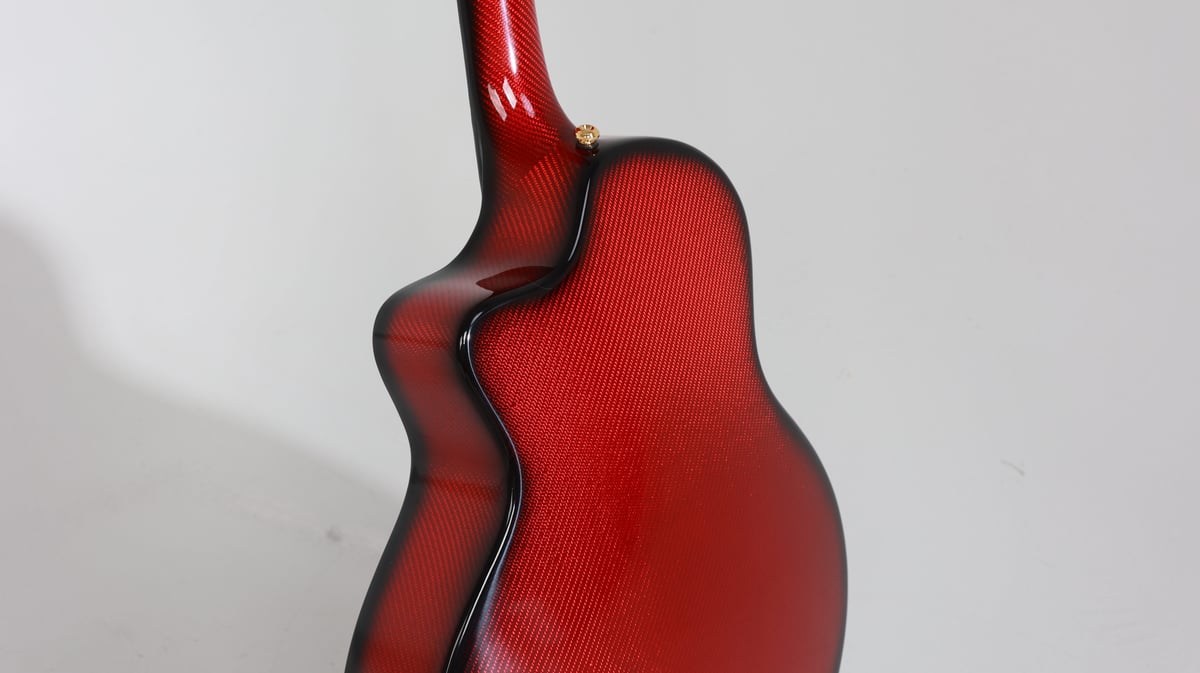 Real carbon fiber guitar 38/41    PLUS X1-RED