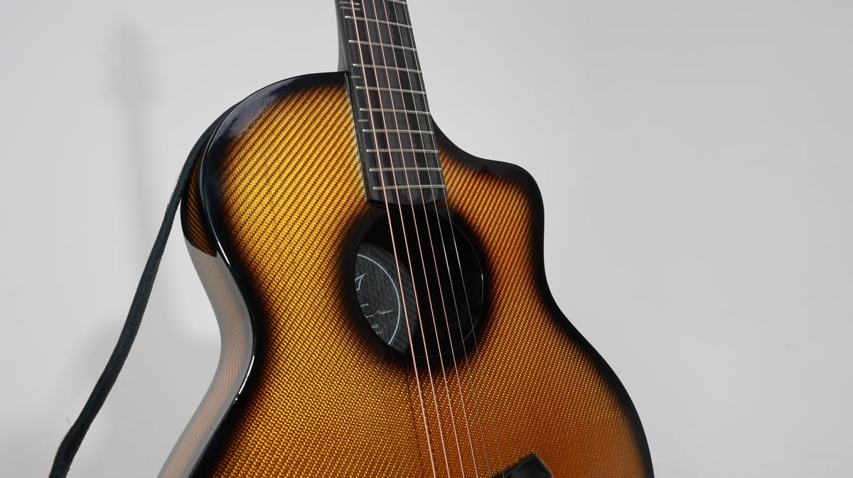 Real carbon fiber guitar 38/41    PLUS X1-GOLDEN