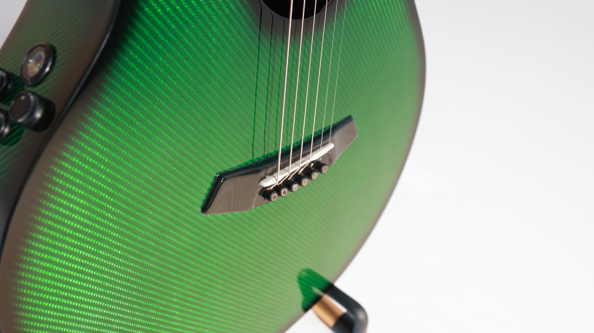 Real carbon fiber guitar 38/41    PLUS X1-GREEN