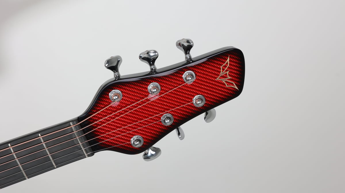 Real carbon fiber guitar 38/41    PLUS X1-RED