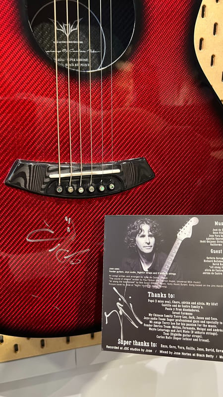 Real carbon fiber guitar 38
